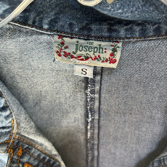 VTG For Joseph Denim Mini Dress (S) - Picture 3 of 6